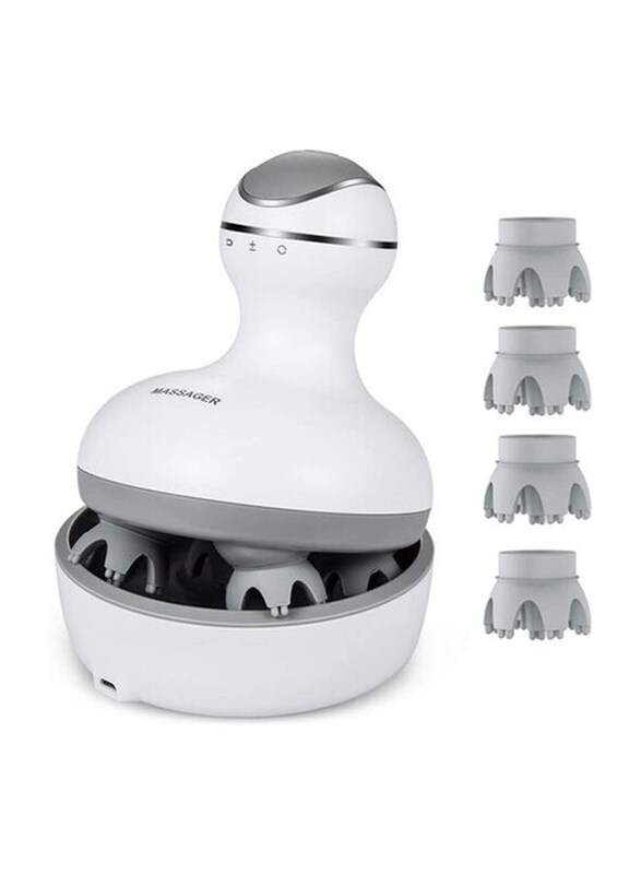 Generic Ipersonic Portable Head Massager Handheld with Tissue Kneading Stress Release, One Size, White/Grey
Generic Ipersonic Portable Head Massager Handheld with Tissue Kneading Stress Release, One Size, White/Grey