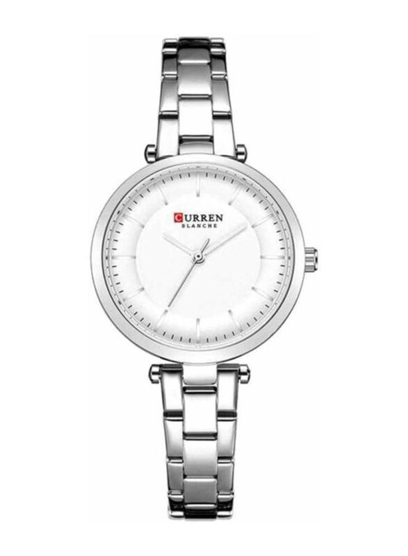 Curren Analog Watch for Men with Stainless Steel Band, Water Resistant, 9054, Silver-White
Curren Analog Watch for Men with Stainless Steel Band, Water Resistant, 9054, Silver-White