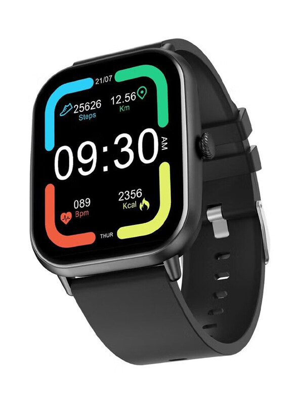 KKmoon 2.01 Inch Full Touch Screen 120+ Sports Modes Smartwatch with Bluetooth Calling, Blood Pressure, Heart Rate, Sleep Monitor, Black
KKmoon 2.01 Inch Full Touch Screen 120+ Sports Modes Smartwatch with Bluetooth Calling, Blood Pressure, Heart Rate, Sleep Monitor, Black