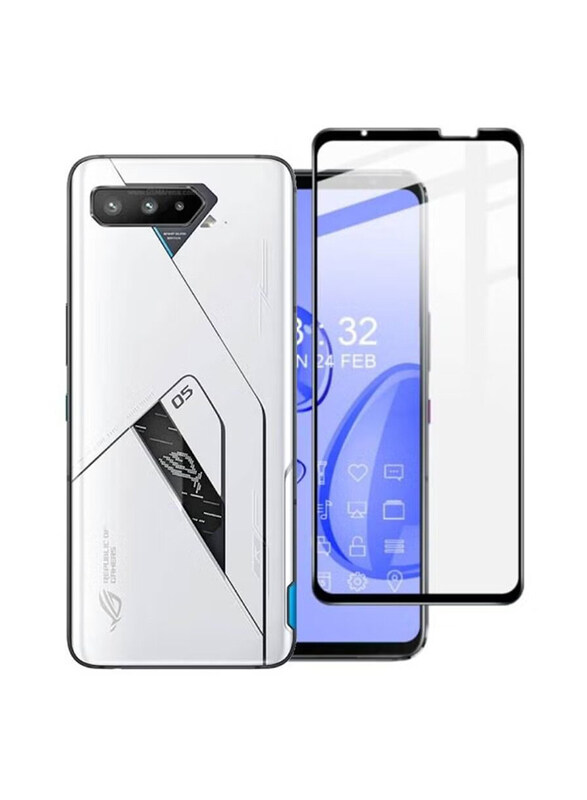 Generic Asus ROG Phone 5 Ultimate Edge to Edge Full Coverage Tempered Glass Screen Protector, Clear/Black
Generic Asus ROG Phone 5 Ultimate Edge to Edge Full Coverage Tempered Glass Screen Protector, Clear/Black
