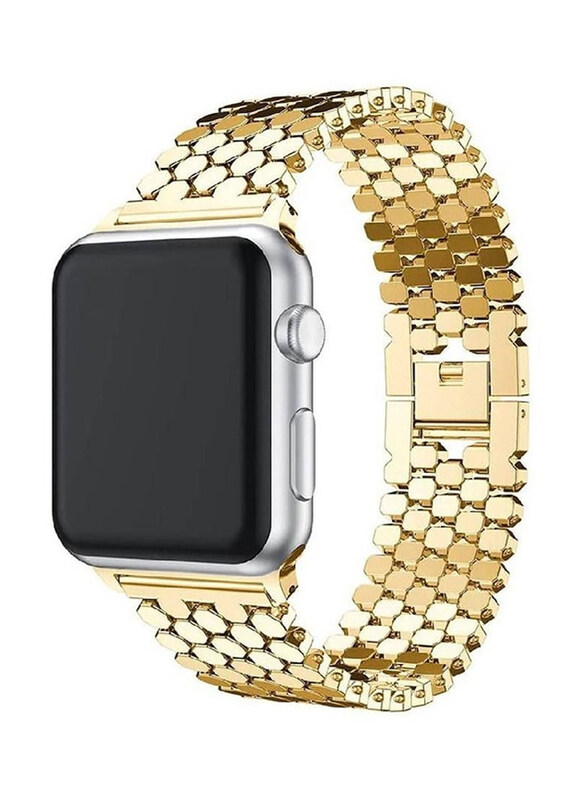 Generic Stainless Steel Watch Strap for Apple iWatch Series 7/6/5/4/3/2/1/SE 42mm/44mm/45mm, Gold
Generic Stainless Steel Watch Strap for Apple iWatch Series 7/6/5/4/3/2/1/SE 42mm/44mm/45mm, Gold