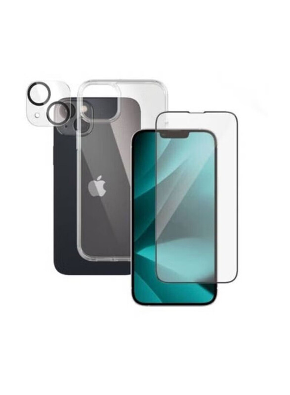 Generic Apple iPhone 14 Mobile Phone Case Cover with Tempered Glass Screen Protector & Camera Lens, Clear
Generic Apple iPhone 14 Mobile Phone Case Cover with Tempered Glass Screen Protector & Camera Lens, Clear