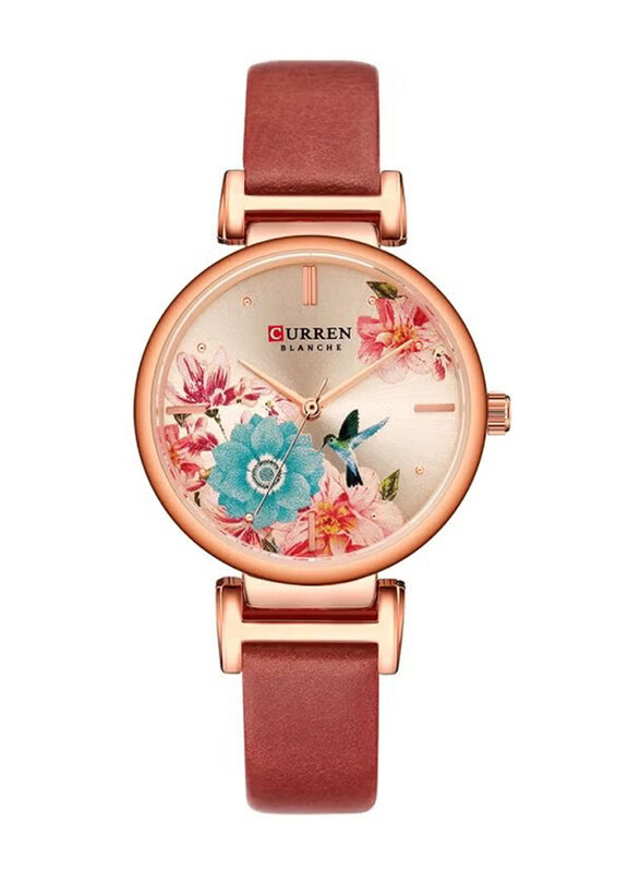 Curren Analog Watch for Women with Alloy Band, Water Resistant, J3952L-R-KM, Brown-Beige
Curren Analog Watch for Women with Alloy Band, Water Resistant, J3952L-R-KM, Brown-Beige