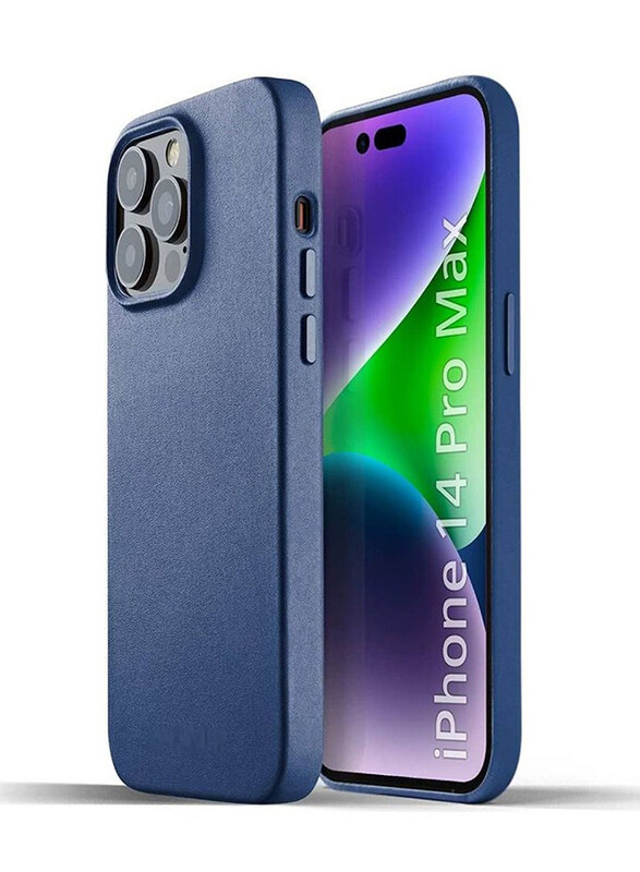 Olliwon Apple iPhone 14 Pro Max Protective Leather Smoothen and Soften Mobile Back Case Cover with Magsafe, Blue
Olliwon Apple iPhone 14 Pro Max Protective Leather Smoothen and Soften Mobile Back Case Cover with Magsafe, Blue