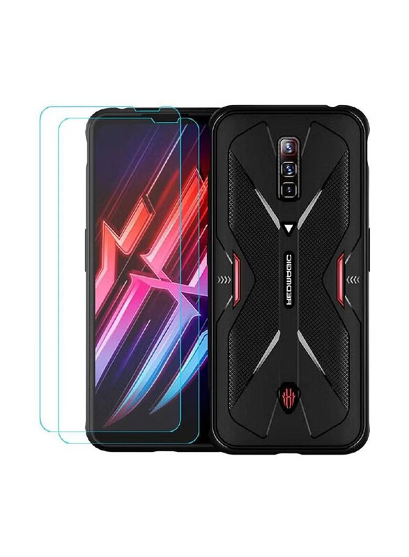 Generic ZTE Red Magic 6 Shockproof Bumper Defender Protective Mobile Phone Case Cover with 2 x Tempered Glass Screen Protector, Black/Clear
Generic ZTE Red Magic 6 Shockproof Bumper Defender Protective Mobile Phone Case Cover with 2 x Tempered Glass Screen Protector, Black/Clear