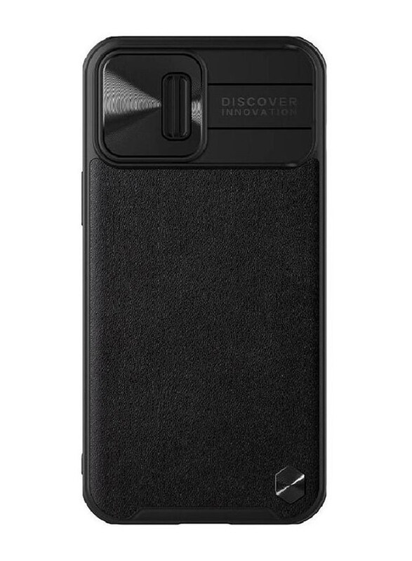 Nillkin Apple iPhone 13 CamShield Leather Mobile Phone Case Cover with Camera Slide Protection, Black
Nillkin Apple iPhone 13 CamShield Leather Mobile Phone Case Cover with Camera Slide Protection, Black