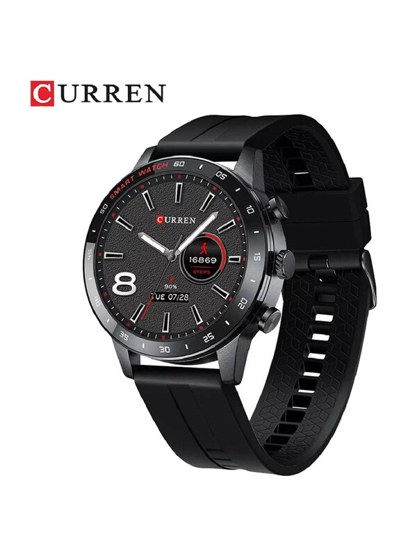 Curren New Men Smartwatches With Big Screen Retina HD 1.3 Inch Long Standby Fitness Sports, IP68 Waterproof, Black
Curren New Men Smartwatches With Big Screen Retina HD 1.3 Inch Long Standby Fitness Sports, IP68 Waterproof, Black
