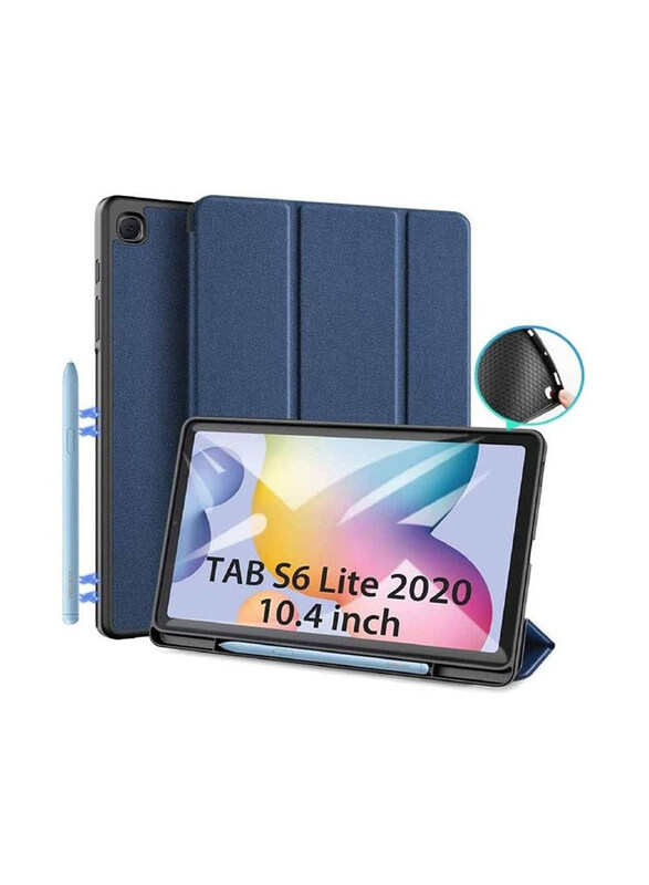 Generic Samsung Galaxy Tab S6 Lite (SM-P610/P615/P617) Protective Smart Slim Stand Hard Flip Tablet Case Cover with Screen Protector & Pen Slot, Blue
Generic Samsung Galaxy Tab S6 Lite (SM-P610/P615/P617) Protective Smart Slim Stand Hard Flip Tablet Case Cover with Screen Protector & Pen Slot, Blue