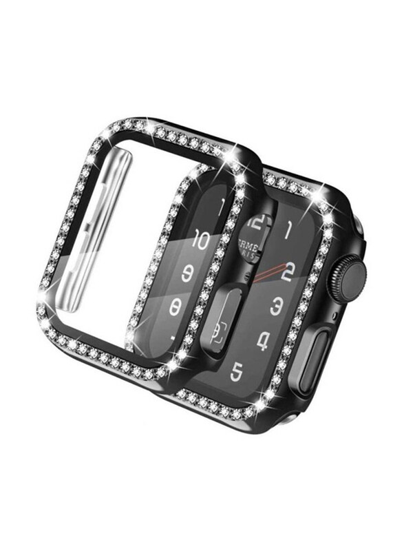 Generic Protective PC Bling Cover Diamond Crystal Frame Case Cover for Women Girl Series 7 45mm, Black
Generic Protective PC Bling Cover Diamond Crystal Frame Case Cover for Women Girl Series 7 45mm, Black