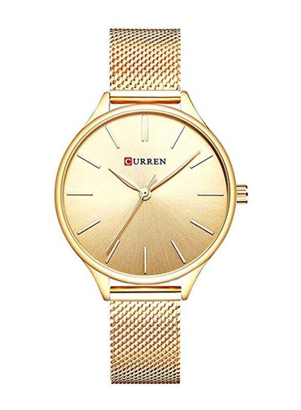 Curren Analog Wrist Watch for Unisex with Stainless Steel Band, Water Resistant, 9024, Gold-Gold
Curren Analog Wrist Watch for Unisex with Stainless Steel Band, Water Resistant, 9024, Gold-Gold