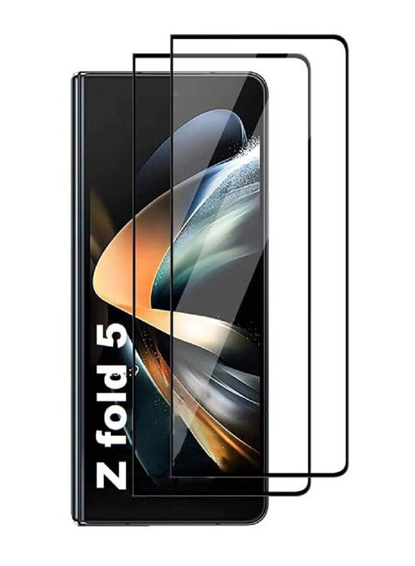 HYX Samsung Galaxy Z Fold 5 Full Coverage 9H Hardness Anti Fingerprint Scratch Resistance Tempered Glass Screen Protector, 2 Piece, Clear
HYX Samsung Galaxy Z Fold 5 Full Coverage 9H Hardness Anti Fingerprint Scratch Resistance Tempered Glass Screen Protector, 2 Piece, Clear