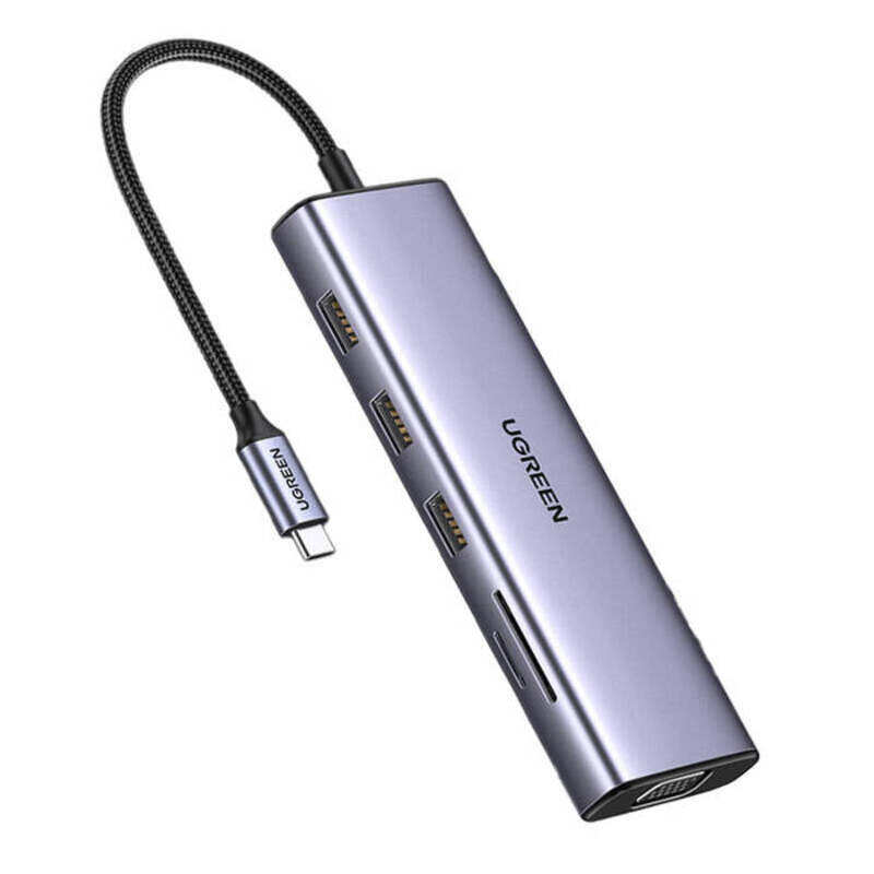 UGREEN CM498 USB-C 10in1 Hub Multifunction Adapter 100W, HDMI 4K 30Hz, Card Reader
UGREEN CM498 USB-C 10in1 Hub Multifunction Adapter 100W, HDMI 4K 30Hz, Card Reader