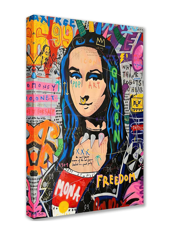 Tucocoo Graffiti Women Abstract Mona Lisa Colourful Street Pop Canvas, Multicolour
Tucocoo Graffiti Women Abstract Mona Lisa Colourful Street Pop Canvas, Multicolour