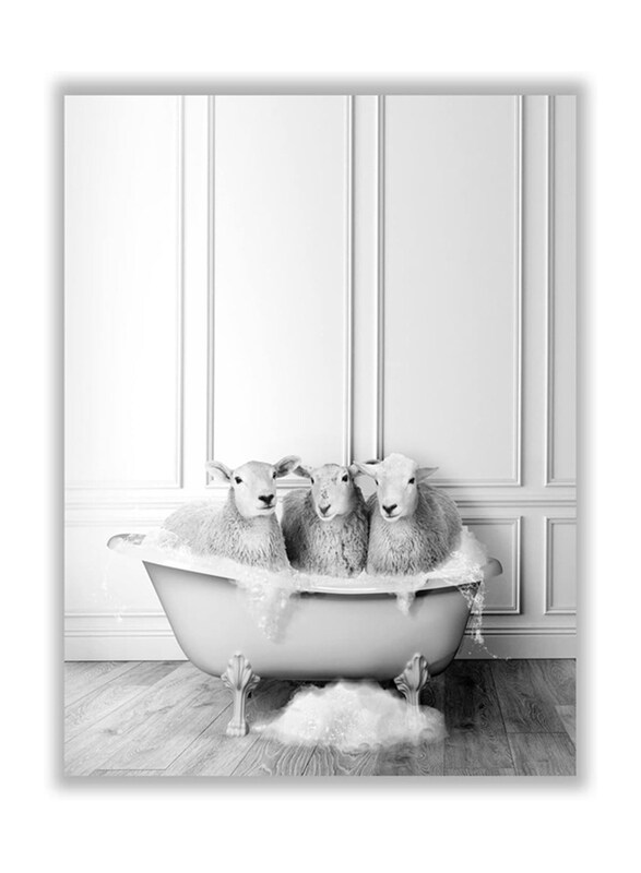 Liya Design Prints Funny Bathroom Farmhouse Decor Sheep Poster, 12 x 16 inch, Black/White
Liya Design Prints Funny Bathroom Farmhouse Decor Sheep Poster, 12 x 16 inch, Black/White