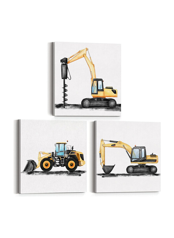 Yuzi-n Construction Truck Nursery Posters Canvas Wall Art Set, 3 Pieces, Multicolour
Yuzi-n Construction Truck Nursery Posters Canvas Wall Art Set, 3 Pieces, Multicolour