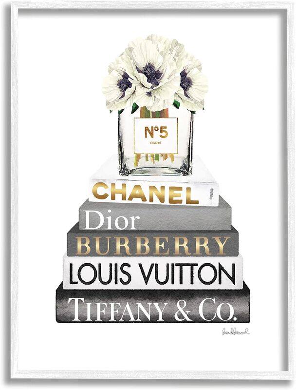 Stupell Industries Blooming Floral Display on Glam Designer Bookstack Poster, White
Stupell Industries Blooming Floral Display on Glam Designer Bookstack Poster, White