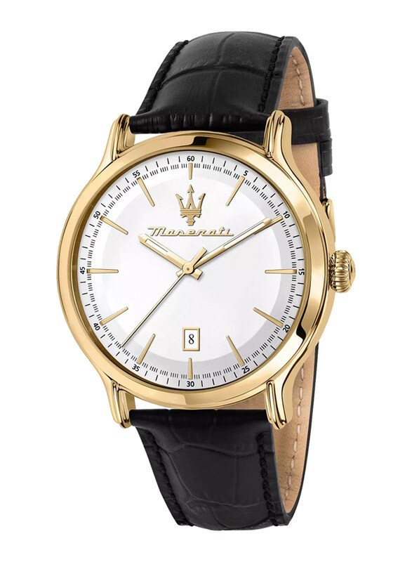 Maserati Epoca Analog Watch for Men with Stainless Steel Band, Water Resistant, R8851118015, Black-White
Maserati Epoca Analog Watch for Men with Stainless Steel Band, Water Resistant, R8851118015, Black-White