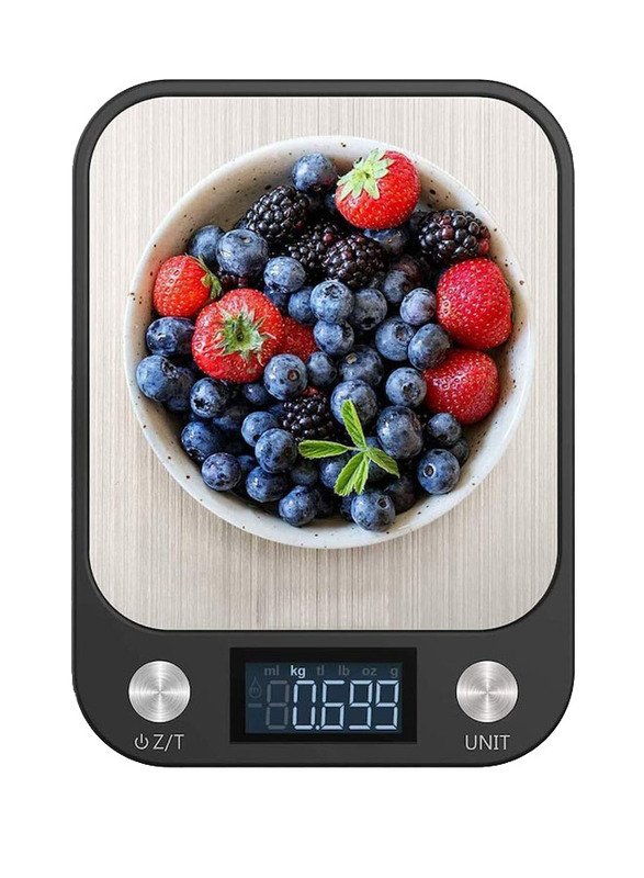 

Royal Polar 1-Piece Multifunction Digital Kitchen High Accuracy Electronic Food Weight With Large LCD Display Food Scale, Black