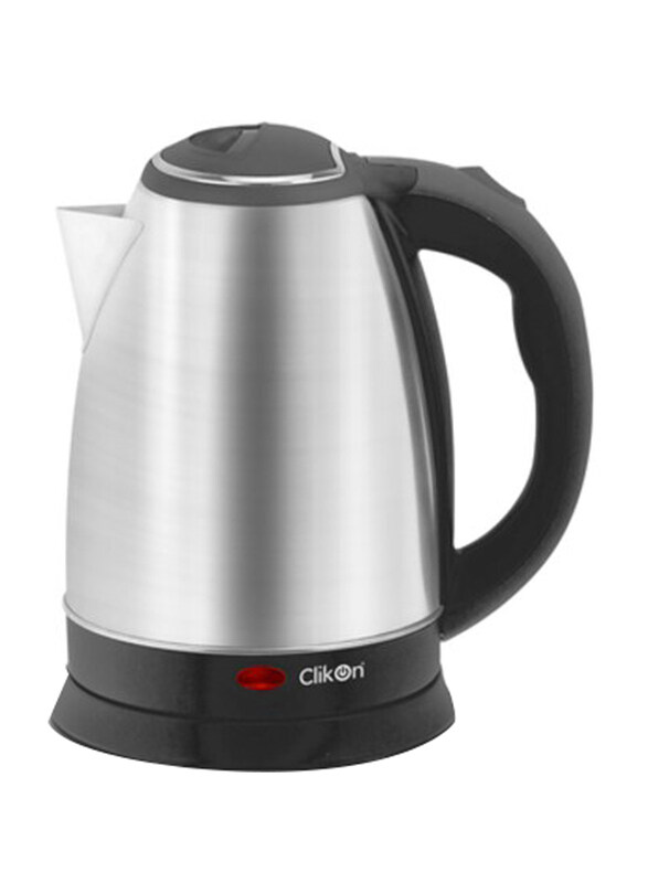 Clikon 1.8L Stainless Steel Cordless Electric Kettle with Led Indicator, CK5125, Silver/Grey
Clikon 1.8L Stainless Steel Cordless Electric Kettle with Led Indicator, CK5125, Silver/Grey
