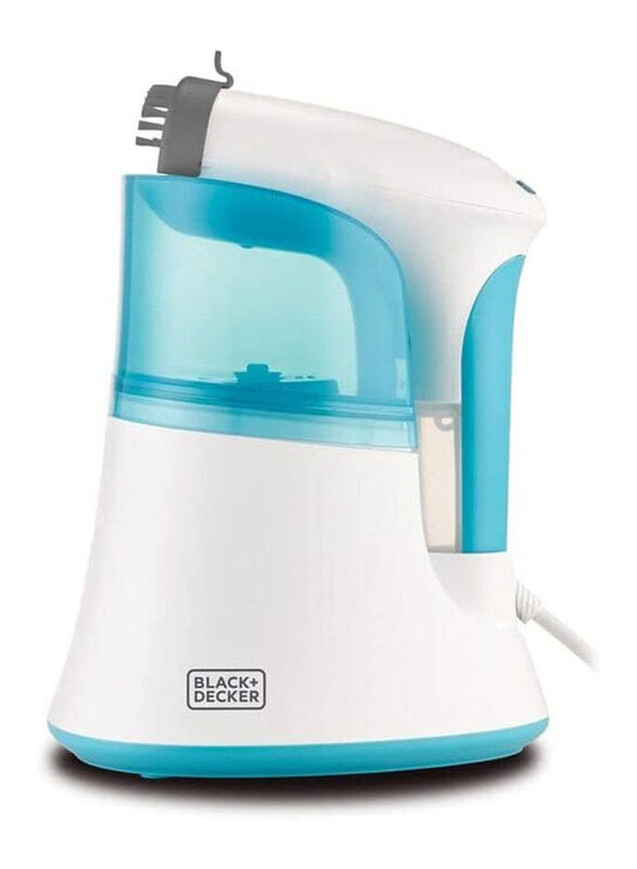 Black+Decker 700ml Automatic Refill Hand Garment Steamer, 1200W, PGST120-B5, White/Blue
Black+Decker 700ml Automatic Refill Hand Garment Steamer, 1200W, PGST120-B5, White/Blue