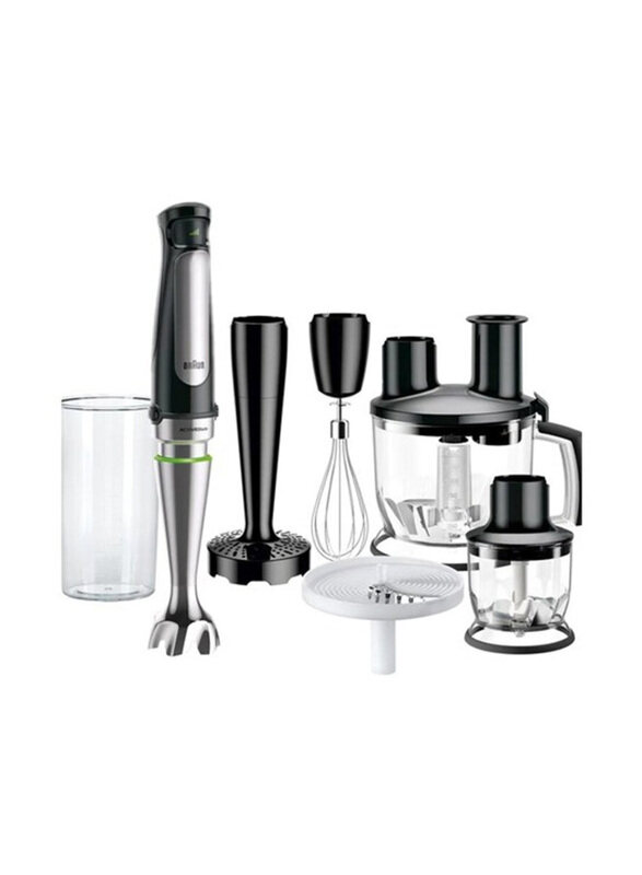 Braun Multiquick Hand Blender & Food Processor with Activeblade Technology, 1000W, 7 MQ 7087X, Black/Silver
Braun Multiquick Hand Blender & Food Processor with Activeblade Technology, 1000W, 7 MQ 7087X, Black/Silver