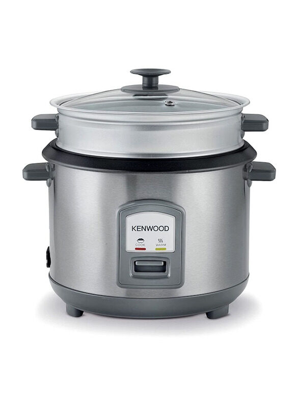 Kenwood 1.8L Stainless Steal Rice Cooker With Steamer, 700W, RCM45.000SS, Silver
Kenwood 1.8L Stainless Steal Rice Cooker With Steamer, 700W, RCM45.000SS, Silver