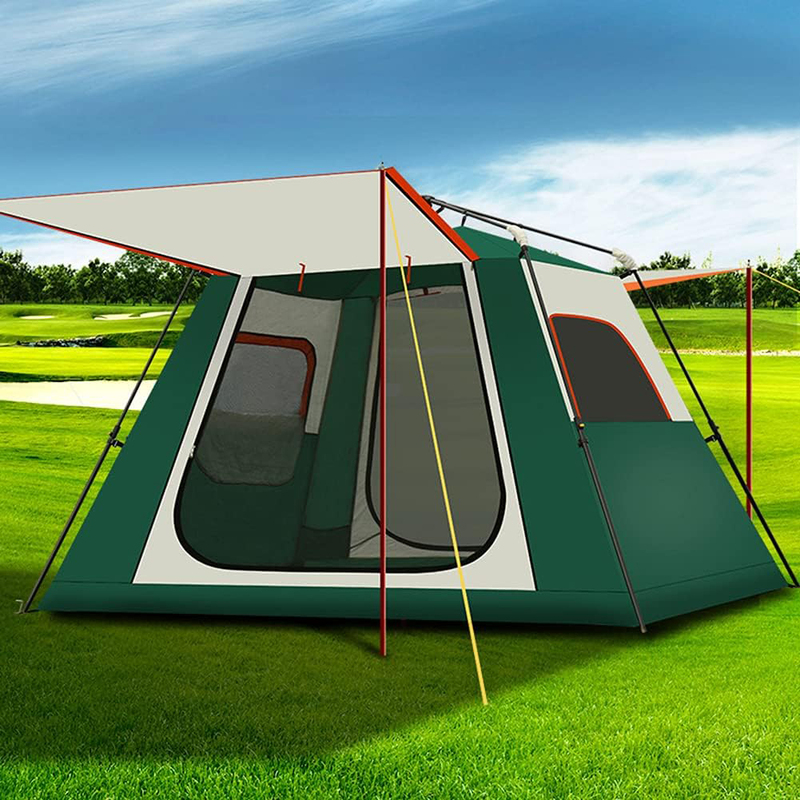 Generic Automatic Pop Up Tent with Extended Porch for 3 to 4 Person Hydraulic Sun Shelter Camping Tent for Outdoor & Hiking Traveling, Green
Generic Automatic Pop Up Tent with Extended Porch for 3 to 4 Person Hydraulic Sun Shelter Camping Tent for Outdoor & Hiking Traveling, Green