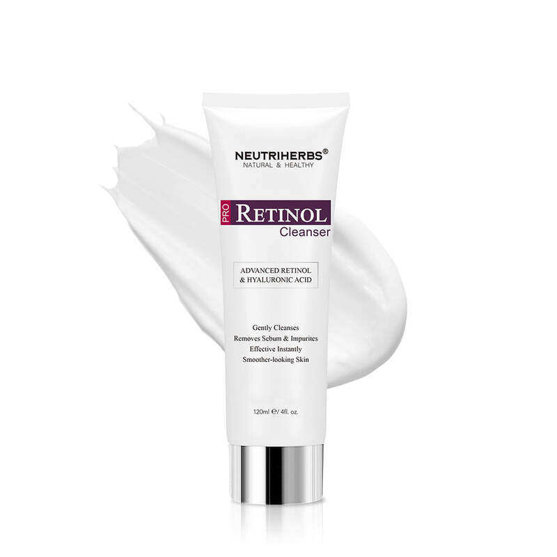 NEUTRIHERBS natural healthy Pro retinol cleanser advanced retinol hyaluronic acid gently cleanser removes sebum impurities effective instantly smoothe
NEUTRIHERBS natural healthy Pro retinol cleanser advanced retinol hyaluronic acid gently cleanser removes sebum impurities effective instantly smoothe
