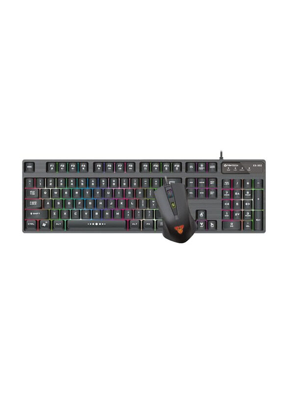 Generic Fantech Major KX302s Gaming Keyboard and Mouse Set with 104 Keys, Up To 8000DPI, 25 Anti Ghosting Key and 8 Million Keystroke Life Time, Black
Generic Fantech Major KX302s Gaming Keyboard and Mouse Set with 104 Keys, Up To 8000DPI, 25 Anti Ghosting Key and 8 Million Keystroke Life Time, Black