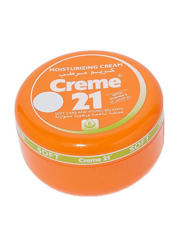Creme 21 Soft Care And Hydro-Balance Moisturizing Cream with Vitamin E, 250ml
Creme 21 Soft Care And Hydro-Balance Moisturizing Cream with Vitamin E, 250ml