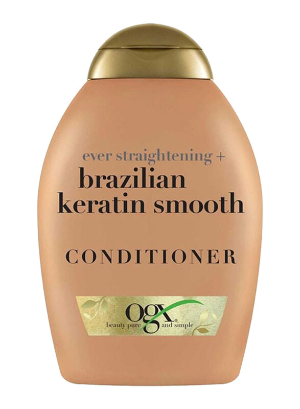 Ogx Ever Straightening Plus Brazilian Keratin Smooth Conditioner for All Hair Types, 385ml
Ogx Ever Straightening Plus Brazilian Keratin Smooth Conditioner for All Hair Types, 385ml