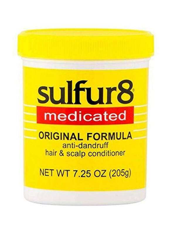 Sulfur8 Medicated Original Formula Anti-Dandruff Hair and Scalp Conditioner for All Hair Types, 205g
Sulfur8 Medicated Original Formula Anti-Dandruff Hair and Scalp Conditioner for All Hair Types, 205g