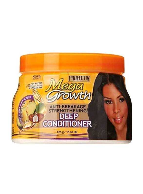 Mega Growth Anti-Breakage Strengthening Deep Conditioner for All Hair Types, 425g
Mega Growth Anti-Breakage Strengthening Deep Conditioner for All Hair Types, 425g