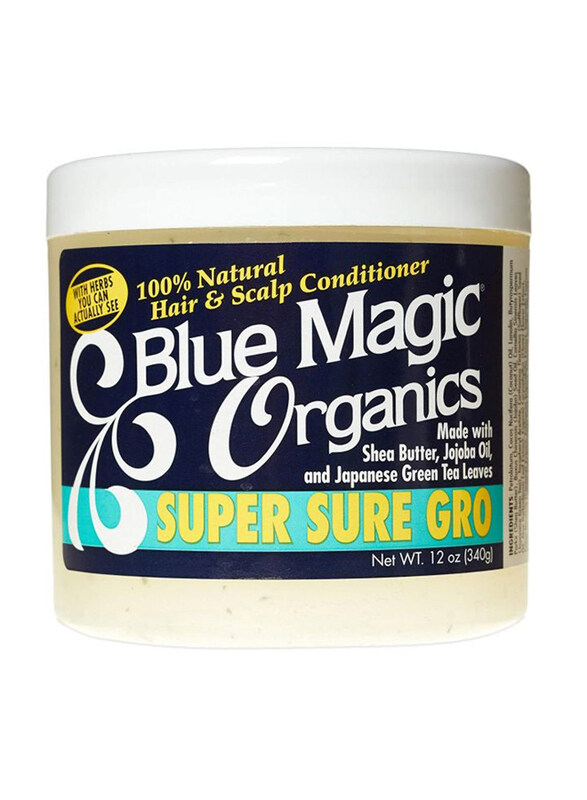 Blue Magic Organics Super Sure Hair Gro Hair & Scalp Conditioner for Anti Hairfall, 340g
Blue Magic Organics Super Sure Hair Gro Hair & Scalp Conditioner for Anti Hairfall, 340g