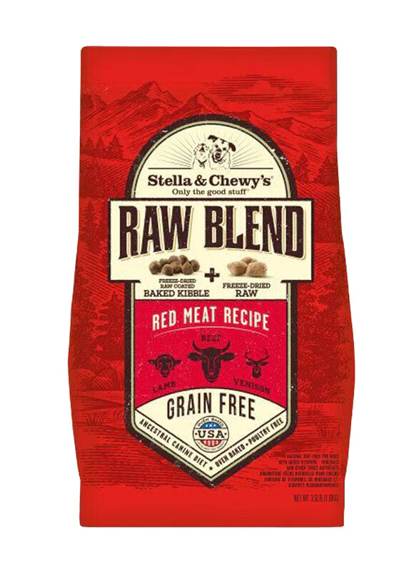 Stella & Chewy's Raw Blend Red Meat Lamb, Beef & Venison Recipe Dog Dry Food, 3.5 Lbs
Stella & Chewy's Raw Blend Red Meat Lamb, Beef & Venison Recipe Dog Dry Food, 3.5 Lbs