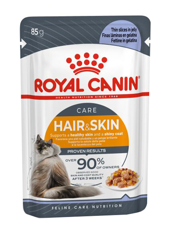Royal Canin Feline Care Nutrition Intense Beauty Chunks in Jelly Wet Cat Food, 6 x 85g
Royal Canin Feline Care Nutrition Intense Beauty Chunks in Jelly Wet Cat Food, 6 x 85g