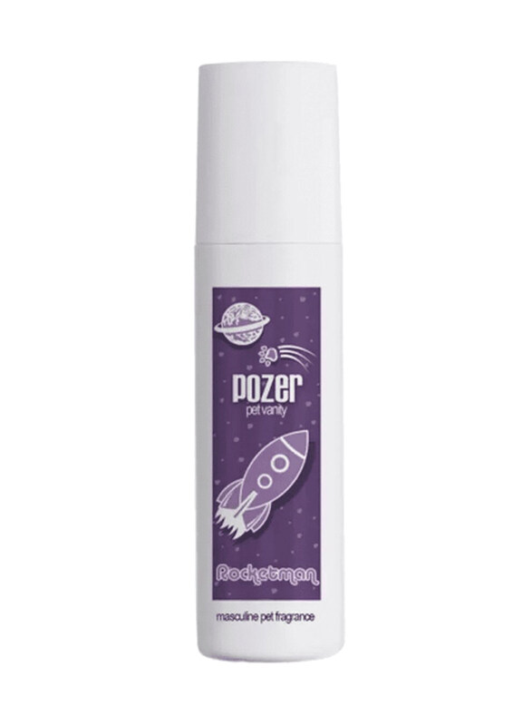 Groom Professional Pozer Pet Vanity Rocketman Masculine Pet Fragrance, 200ml, Purple
Groom Professional Pozer Pet Vanity Rocketman Masculine Pet Fragrance, 200ml, Purple