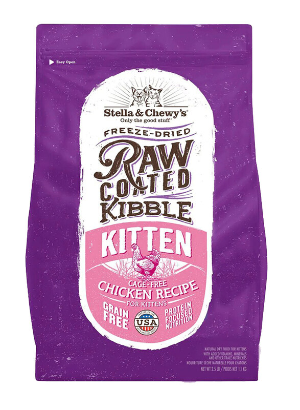 Stella & Chewy's Kibble Raw Coated Cage Free Chicken Recipe Kittens Dry Food, 2.5 Lbs
Stella & Chewy's Kibble Raw Coated Cage Free Chicken Recipe Kittens Dry Food, 2.5 Lbs