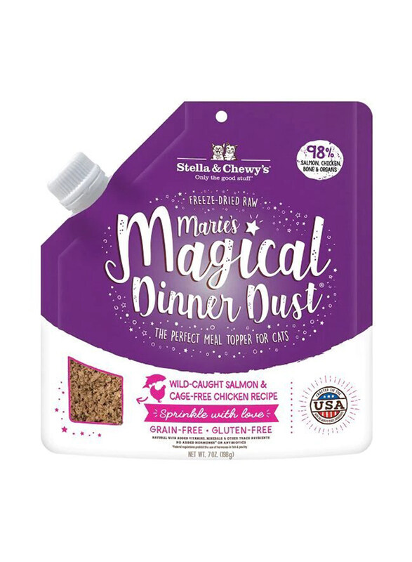 Stella & Chewy's Marie's Magical Dinner Dust Salmon & Cage Free Chicken Cat Wet Food, 7 Oz
Stella & Chewy's Marie's Magical Dinner Dust Salmon & Cage Free Chicken Cat Wet Food, 7 Oz