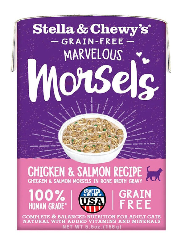Stella & Chewy's Marvelous Morsels Chicken & Salmon Flavor Cage Free Recipe Cat Wet Food, 3 x 5.5oz
Stella & Chewy's Marvelous Morsels Chicken & Salmon Flavor Cage Free Recipe Cat Wet Food, 3 x 5.5oz