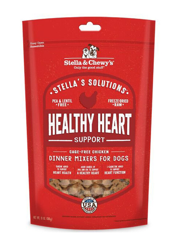 Stella & Chewy's Stella's Solutions Freeze-Dried Chicken Healthy Heart Support Dog Food, 13Oz
Stella & Chewy's Stella's Solutions Freeze-Dried Chicken Healthy Heart Support Dog Food, 13Oz