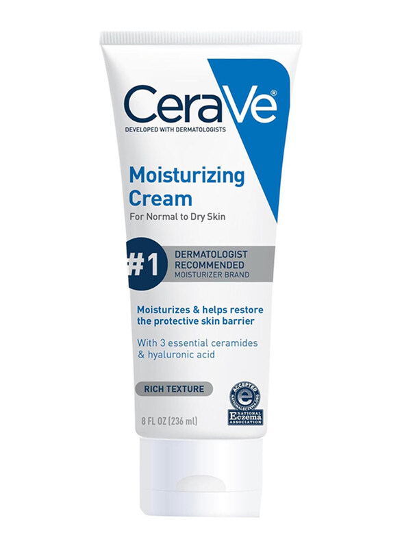 Cerave Moisturizing Cream For Normal to Dry Skin Daily Face Body Moisturizer, 57gm
Cerave Moisturizing Cream For Normal to Dry Skin Daily Face Body Moisturizer, 57gm