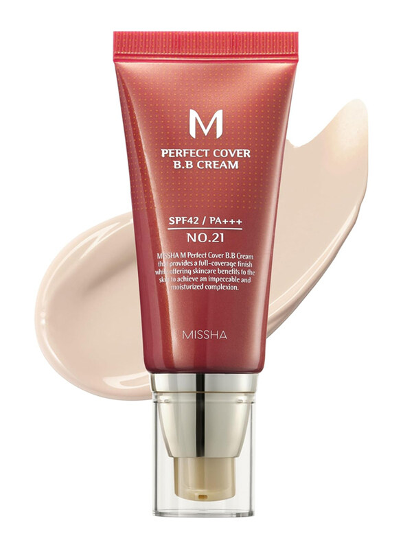 Missha SPF42/Pa+++ M Perfect Cover Bb Cream, No. 21/Light Beige, Light Beige
Missha SPF42/Pa+++ M Perfect Cover Bb Cream, No. 21/Light Beige, Light Beige