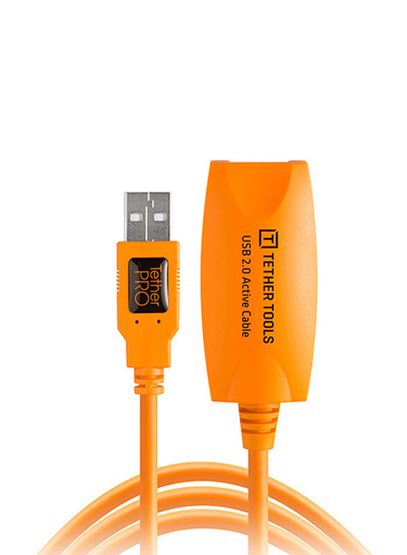 Multiple Tether Tools TetherPro USB 2.0 to USB Female Active Extension Cable, 5 Meter, Orange
Multiple Tether Tools TetherPro USB 2.0 to USB Female Active Extension Cable, 5 Meter, Orange
