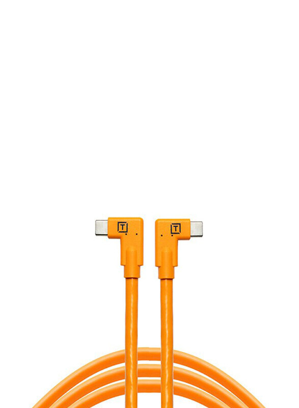 Multiple Tether Tools TetherPro USB-C to USB-C Dual Right Angle Cable, 4.6 Meters, Orange
Multiple Tether Tools TetherPro USB-C to USB-C Dual Right Angle Cable, 4.6 Meters, Orange