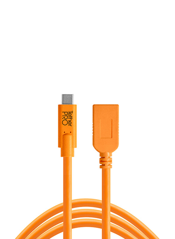 Multiple Tether Tools TetherPro USB-C to USB Female Adapter (Extender), 4.6 Meters, Orange
Multiple Tether Tools TetherPro USB-C to USB Female Adapter (Extender), 4.6 Meters, Orange