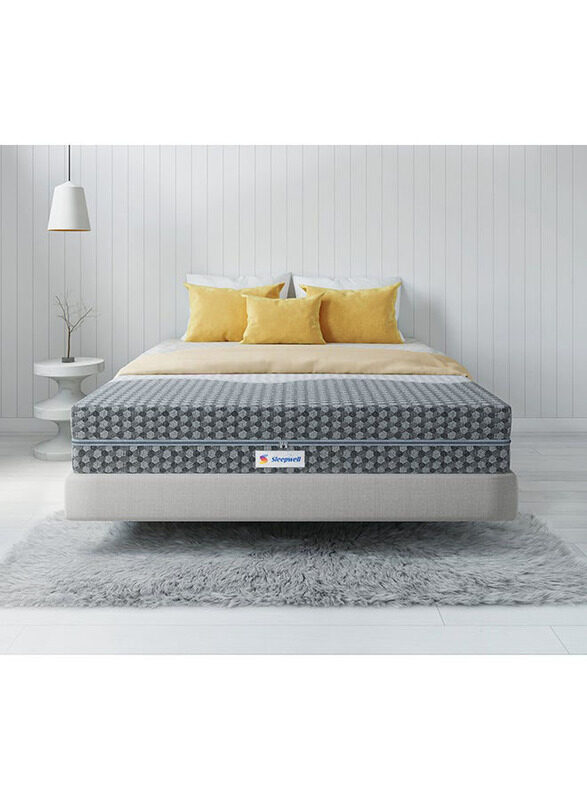 Sleepwell Ortho Pro Spring Impressions Memory Foam Mattress with Airvent Technology & 3-Zone Pocket Spring, King, White/Grey
Sleepwell Ortho Pro Spring Impressions Memory Foam Mattress with Airvent Technology & 3-Zone Pocket Spring, King, White/Grey