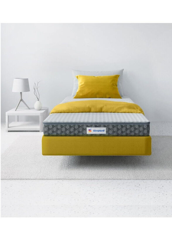 Sleepwell Stargold Profiled Resitec Anti Sag Tech Foam Mattress, Single/Twin, Grey
Sleepwell Stargold Profiled Resitec Anti Sag Tech Foam Mattress, Single/Twin, Grey