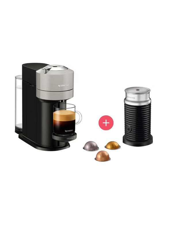 Nespresso 1.2L Vertuo Coffee Capsule Machine with Aeroccino 3 Milk Frother, 1500W, XN910B/3694EUBK, Black/Cream
Nespresso 1.2L Vertuo Coffee Capsule Machine with Aeroccino 3 Milk Frother, 1500W, XN910B/3694EUBK, Black/Cream