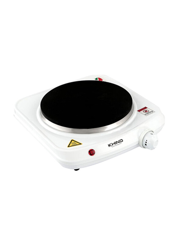 Khind Single Plate Electric Hot Plate with Variable Temperature Setting, 1500W, HP1501BW, White
Khind Single Plate Electric Hot Plate with Variable Temperature Setting, 1500W, HP1501BW, White